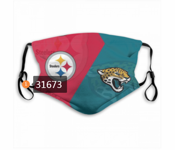 2020 NFL Pittsburgh Steelers 26046 Dust mask with filter